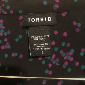 Polka dot Sheer Blouse